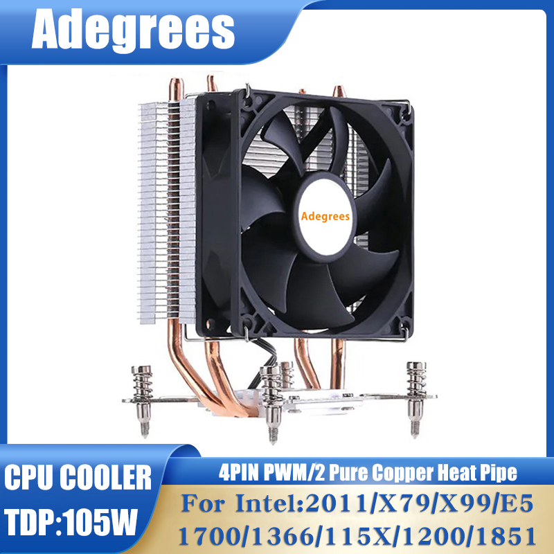 Cpu Heatsink - 2Heat Pipes X99 CPU Air Cooler