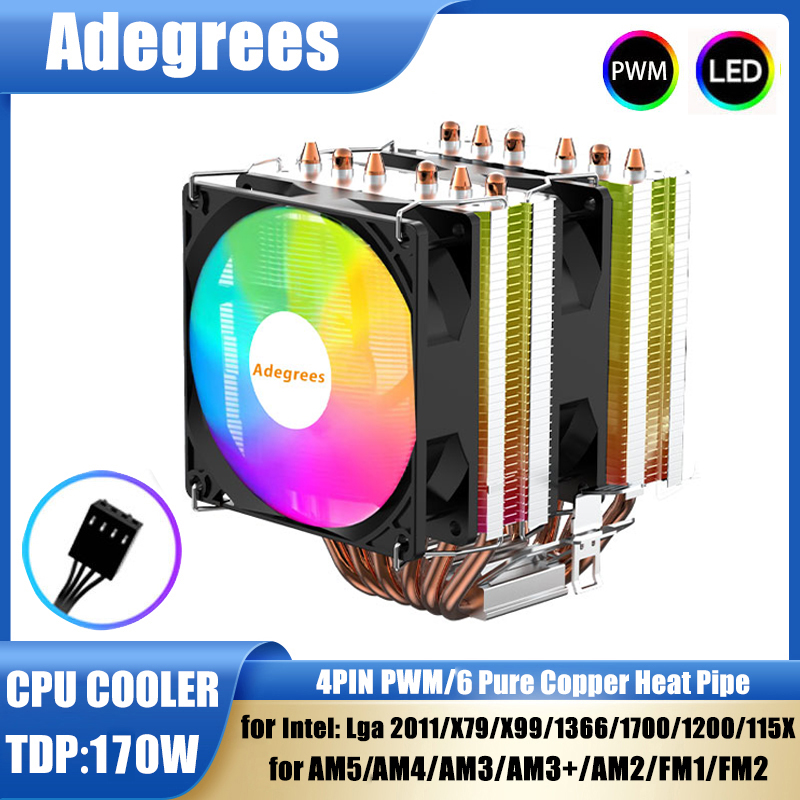 Air-cooled CPU Cooler 90mm RGB - огляд і ціна Air Cooler Cpu