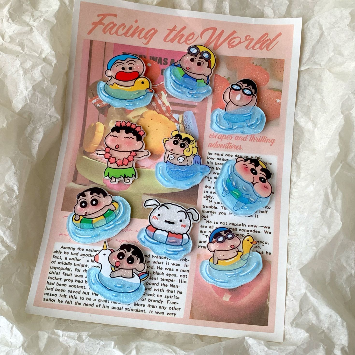 Crayon Shin-chan resin accesso - огляд і ціна Case Fan