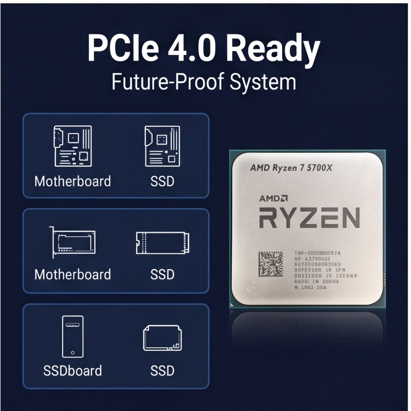AMD Ryzen 7 5700X Processor Fo - огляд і ціна Cpu Fan