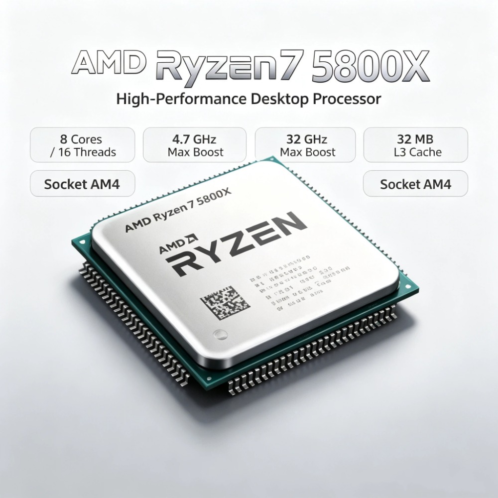 AMD Ryzen 7 5800X Unlocked Ove - огляд і ціна Cpu Fan